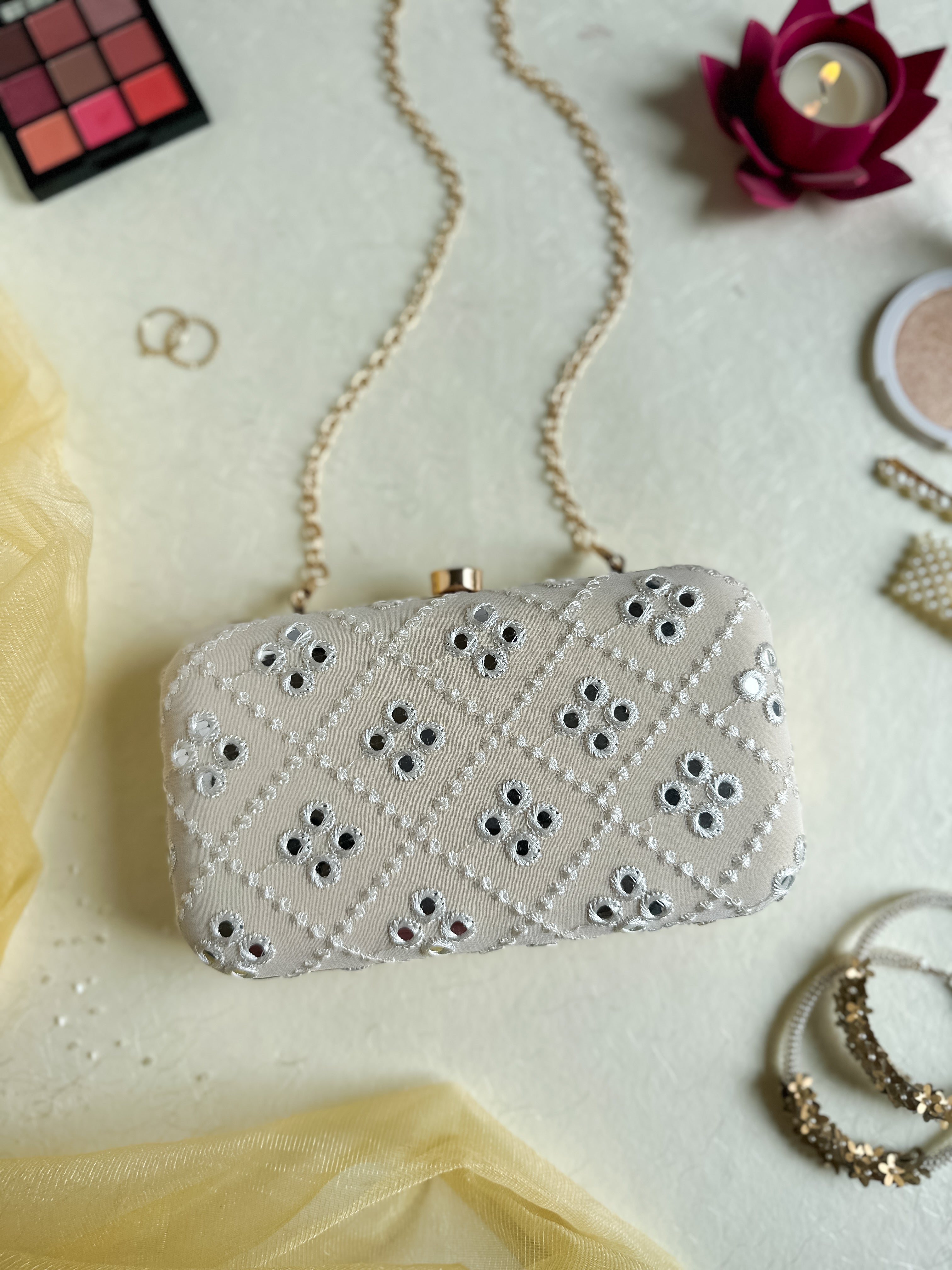 Nice-G White Loom Clutch Bags: Your Ultimate Evening Accessory